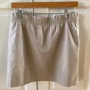 J Crew Skirt Size 6, Shimmer Fabric Neutral